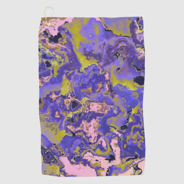 Radioactive Marble Golf Towel (Front)
