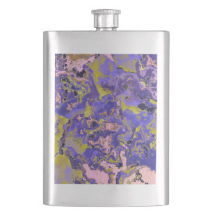 Radioactive Marble Hip Flask