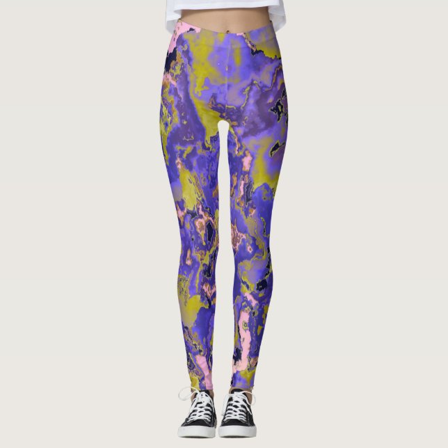 Radioactive Marble Leggings (Front)