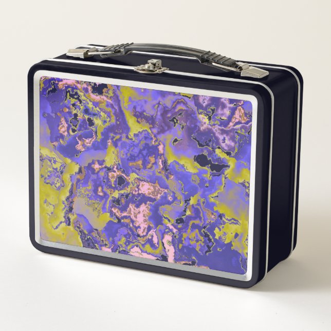 Radioactive Marble Metal Lunch Box (Front)