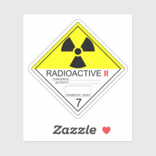 Radioactive Materials Transport Sign Category 2