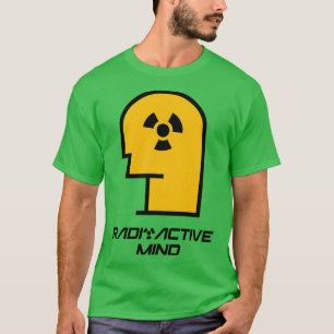Radioactive Mind with Head shape in Yellow Colour T-Shirt