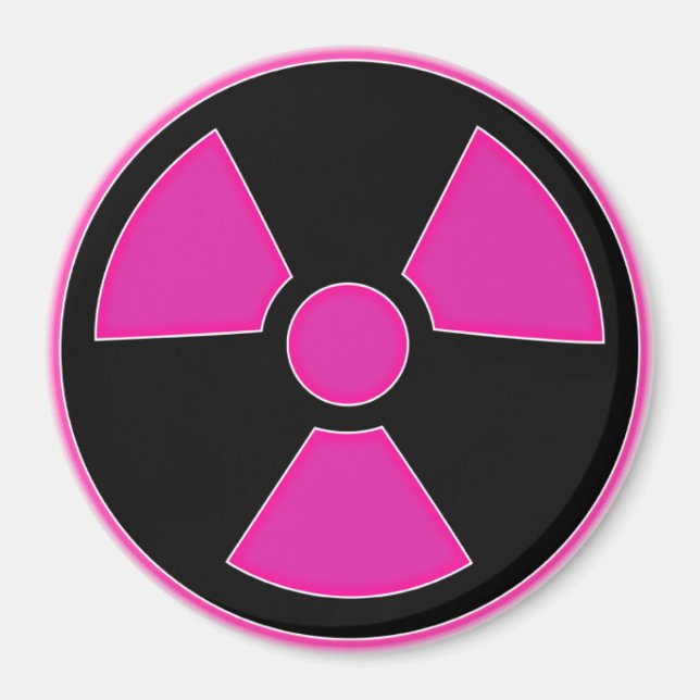 Radioactive Pink Magnet (Front)
