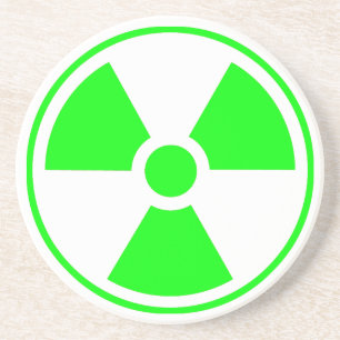 Radioactive Radiation Symbol Coaster