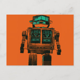 Radioactive Robot Rebellion Postcard