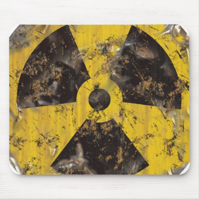 Radioactive Rusted Mouse Pad (Front)
