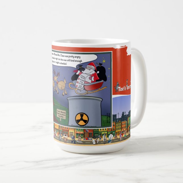 Radioactive Santa | Christmas Classic Coffee Mug (Front Right)