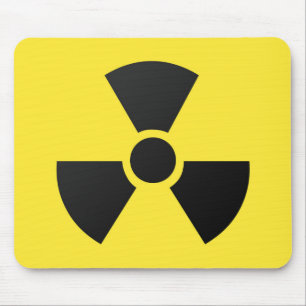 Radioactive Sign Mouse Pad