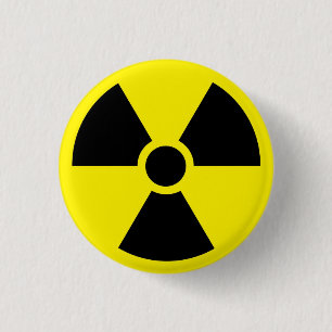 Radioactive Symbol Button