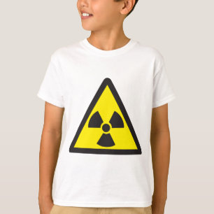 Radioactive Symbol Warning Triangle T-Shirt