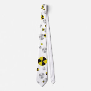 Radioactive Warning Sign - Tie