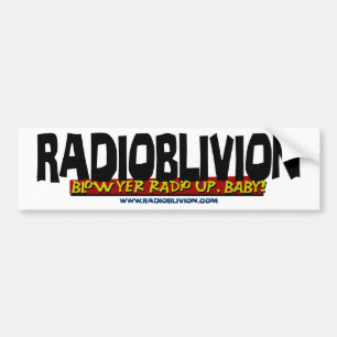 RadiOblivion - Blow Up Bumper Sticker