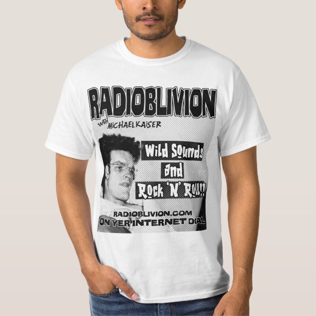 RadiOblivion - Starkweather White T-Shirt (Front)