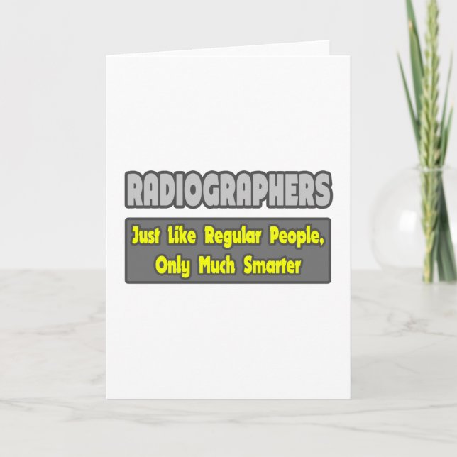 Radiographers .. Smarter Card (Front)