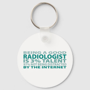 Radiologist 3% Talent Key Ring