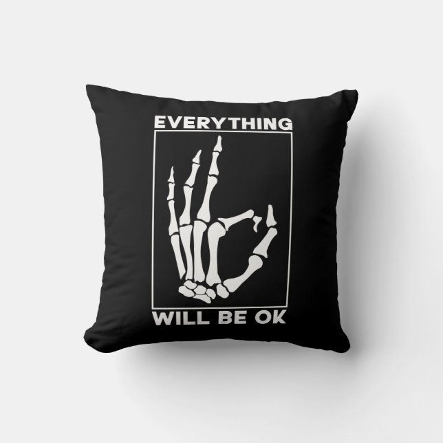Radiologist Everything Will Be Ok Radiology Tech Cushion (Front)
