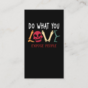 Radiologist Humour Skeleton Xray Funny Radiology Business Card