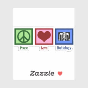 Radiologist Peace Love Radiology Chest X-Ray Tech