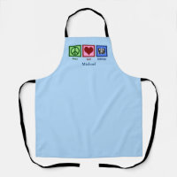 Radiologist Peace Love Radiology Tech Monogram