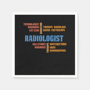 Radiologist Technologist Radiology Xray Diagnosis Napkin