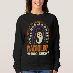 Radiology Boo Crew Nurse Halloween Nurses Cute Gho Sweatshirt