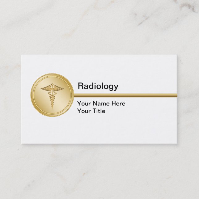 Radiology Business Cards (Front)