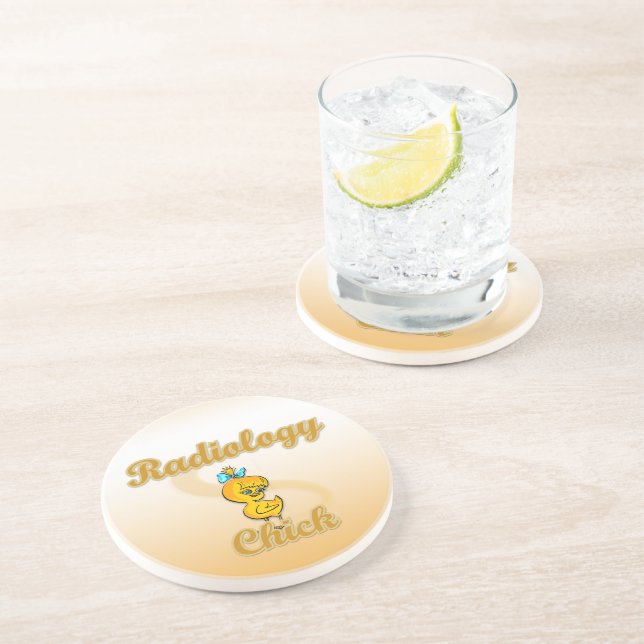 Radiology Chick Coaster (Side)