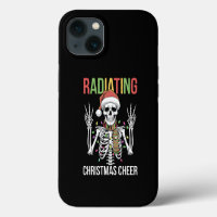 Radiology Christmas Santa Skeleton Xray Technician