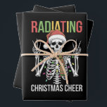 Radiology Christmas Santa Skeleton Xray Technician Wrapping Paper Sheet<br><div class="desc">Radiology Christmas Santa Skeleton Xray Technician Rad Tech</div>