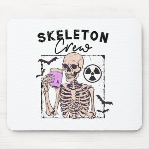 Radiology Halloween Xray Tech Skeleton Coffee Crew Mouse Pad