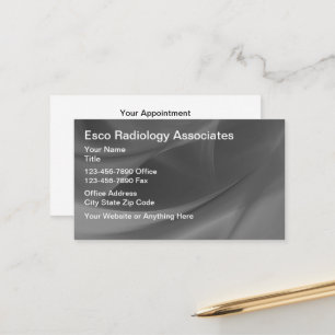 Radiology Imaging Centre Appointment Cards