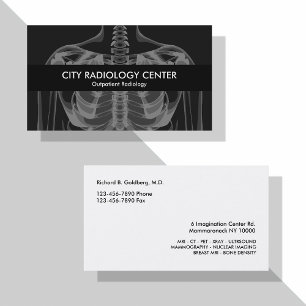 Radiology Lab Business Cards