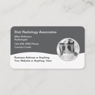 Radiology Medical Imaging Services Business Card