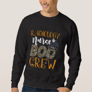 Radiology Nurse Boo Crew Scary Halloween Boo Ghost Sweatshirt