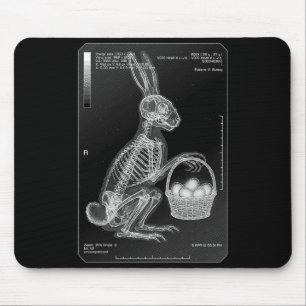 Radiology Nurse Radiologist Funny Easter Bunny Mouse Pad