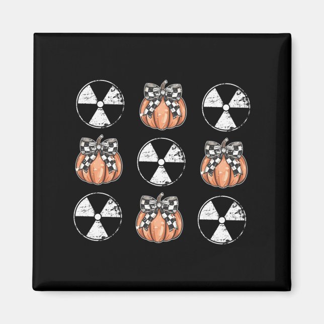 Radiology Pumpkin Coquette Fall Autumn Xray Tech H Magnet (Front)