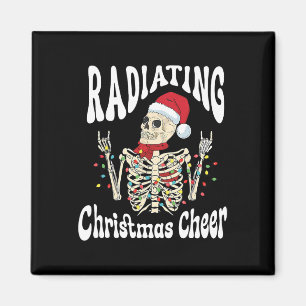 Radiology Radiating Christmas Cheer X-ray Rad Tech Magnet