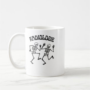 Radiology Skeleton Dance Vintage Humour Coffee Mug