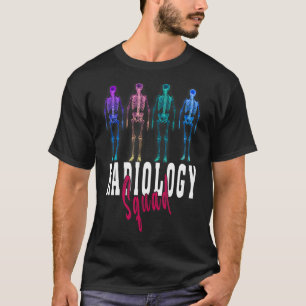Radiology squad skeleton student X ray Rad Tech Ra T-Shirt
