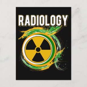 Radiology Symbol Xray Radiologist Postcard
