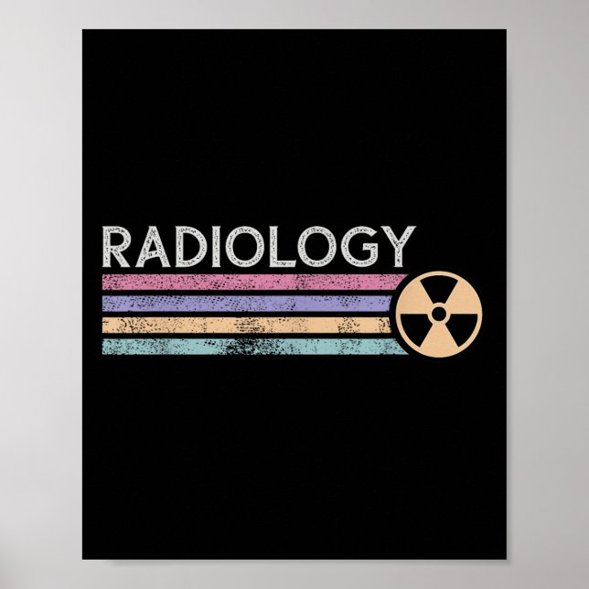 Radiology Tech Future Radiologist X-ray Tech Skele Poster (Front)