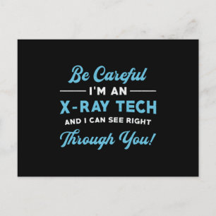 Radiology Tech I'm An X-Ray Tech Xray Radiologist Postcard