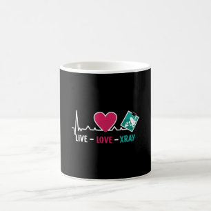 Radiology Tech Live Love Xray Nurse Technologist Coffee Mug