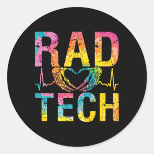 Radiology Tech Rad Tech Medicine Technologist Xray Classic Round Sticker