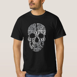 Radiology Tech Rad Tech Skull Technologist Xray T-Shirt