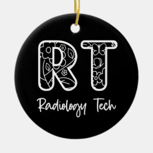 Radiology Tech RT Rad Technician X-ray Tech Gifts Ceramic Tree Decoration