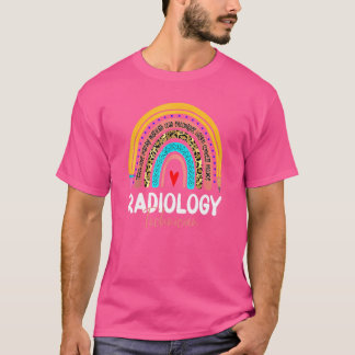 Radiology Technician Leopard Rainbow Healthcare Do T-Shirt
