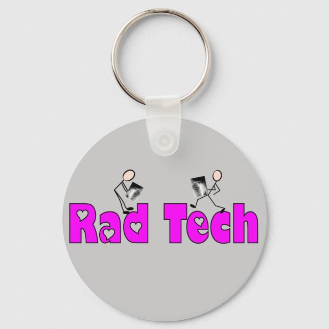 Radiology Technician "Rad Tech" Gifts Key Ring (Front)