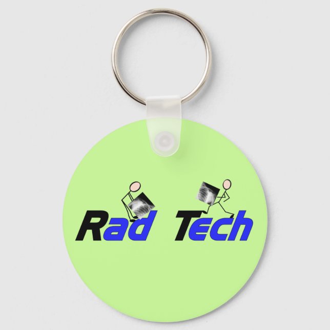 Radiology Technician "Rad Tech" Gifts Key Ring (Front)