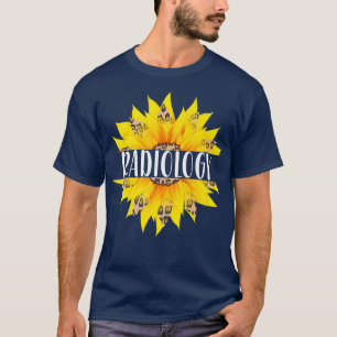 Radiology Technician Radiologist Sunflower Premium T-Shirt